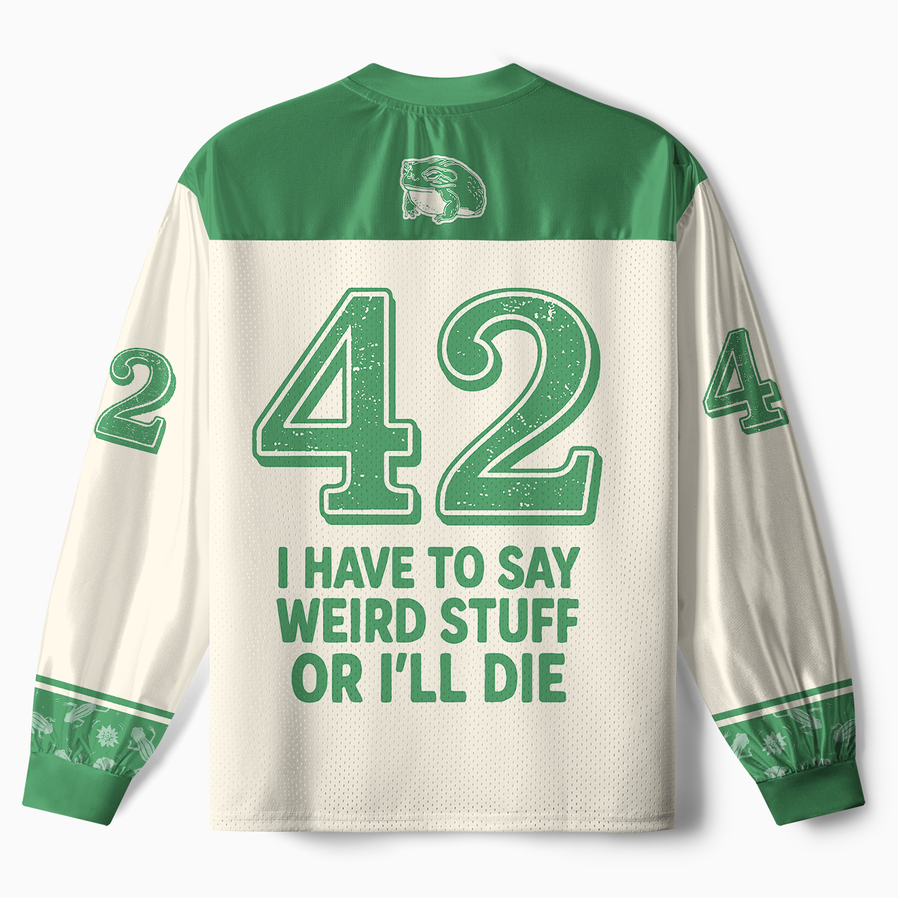 Tokyo-Tiger Weird Frog Funny Meme Paneled Long Sleeve Jersey