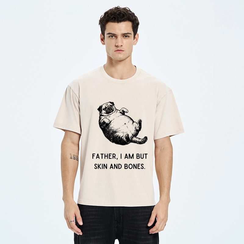 Tokyo-Tiger Skin And Bones Pup Washed T-Shirt