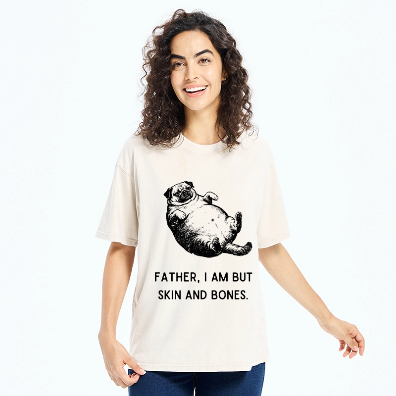 Tokyo-Tiger Skin And Bones Pup Washed T-Shirt