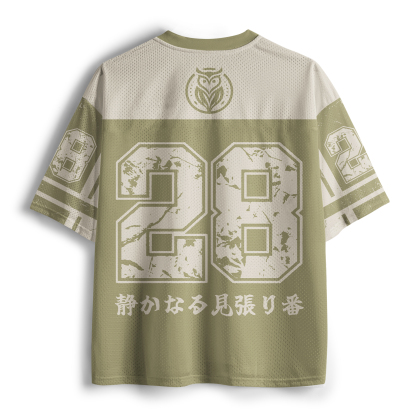 Tokyo-Tiger Wise Forest Owl Mesh Jersey