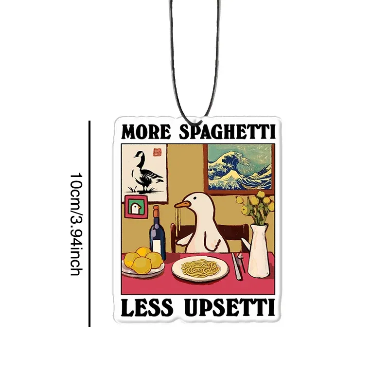 Tokyo-Tiger More Spaghetti Less Upsetti Goose Car Air Freshener