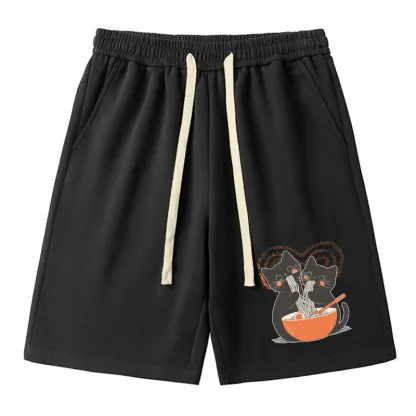 Tokyo-Tiger Let's Eat Ramen Together Unisex Shorts