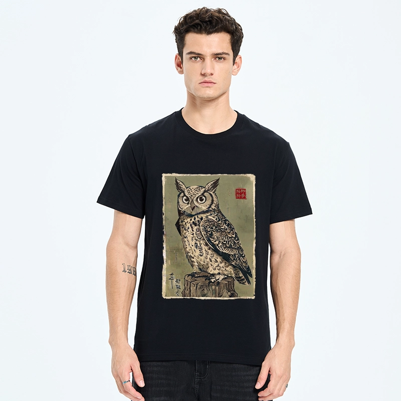 Tokyo-Tiger Wise Forest Owl Classic T-Shirt
