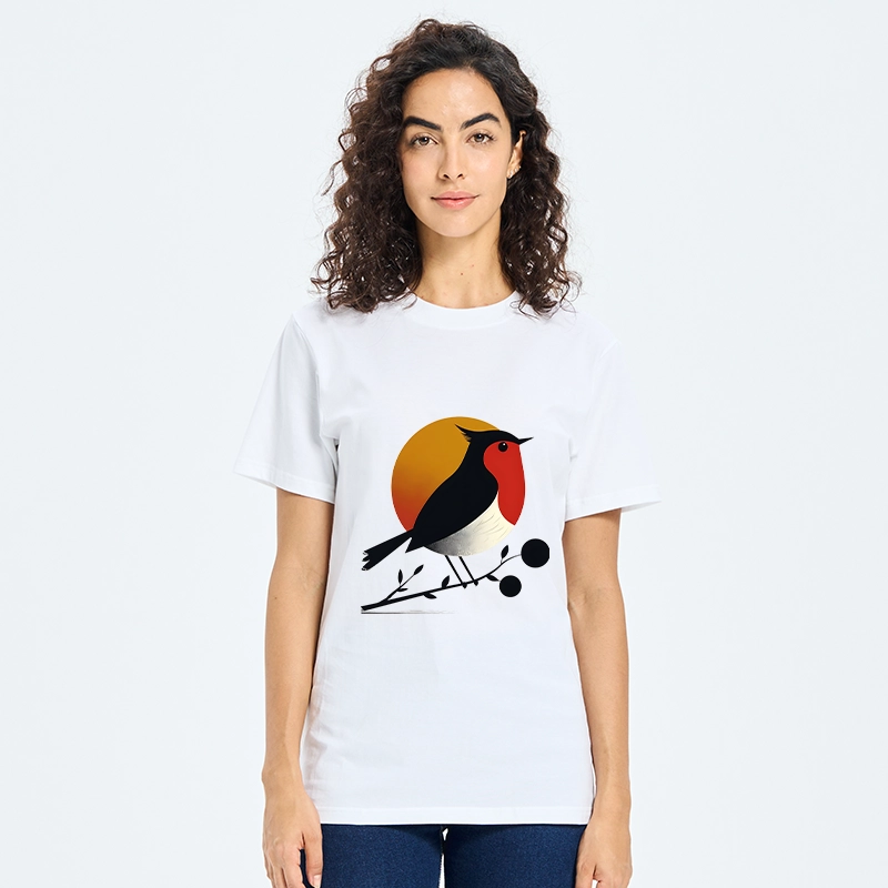 Tokyo-Tiger Robin Sunset Rest Classic T-Shirt