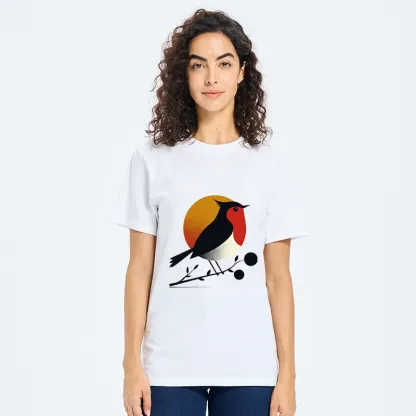 Tokyo-Tiger Robin Sunset Rest Classic T-Shirt