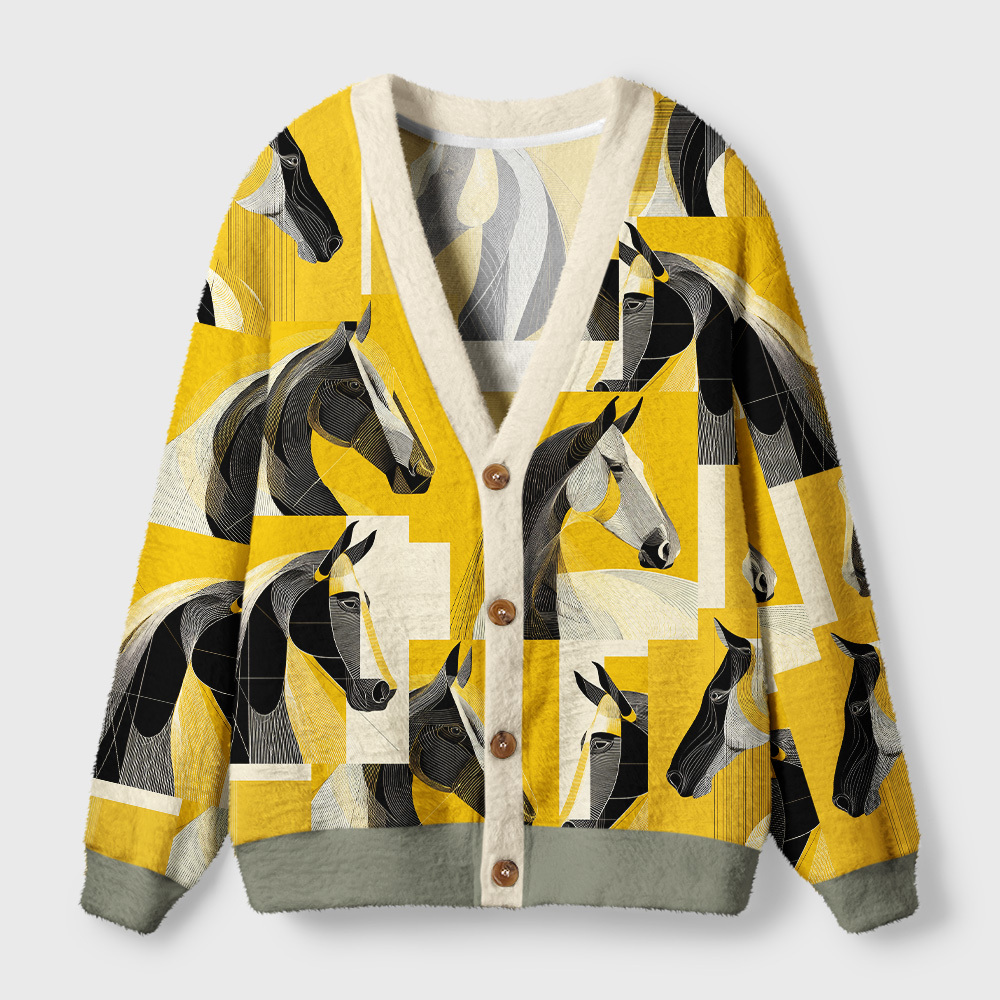Tokyo-Tiger Golden Gallop Ugly Cardigan Sweater Sale
