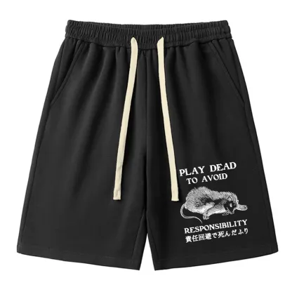 Tokyo-Tiger Play Dead To Avoid Responsibility Unisex Shorts