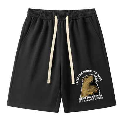 Tokyo-Tiger I Like The Sound Of Silence Unisex Shorts
