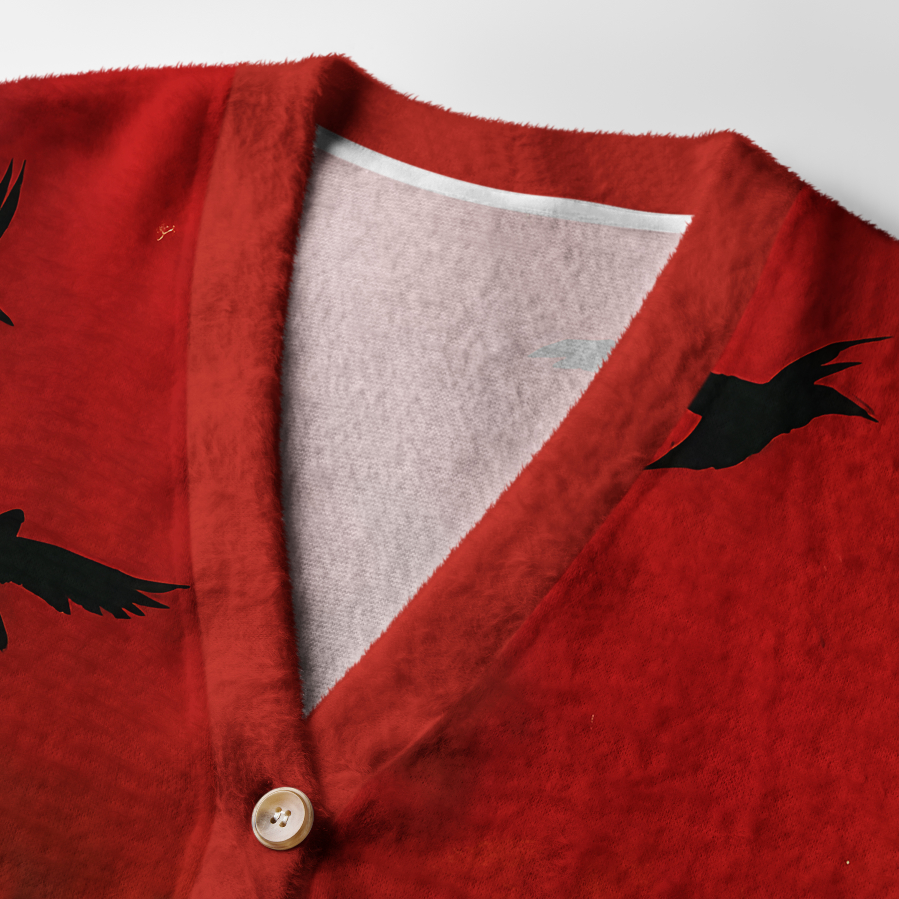 Tokyo-Tiger Blood Night Samurai Ugly Cardigan Sweater