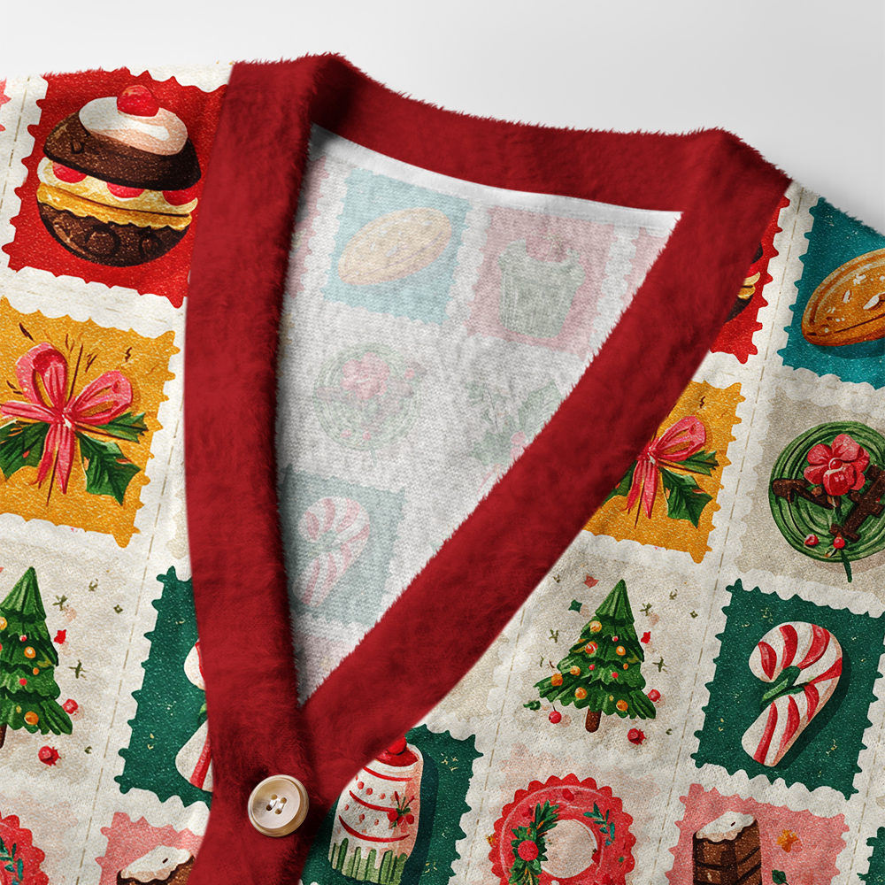 Tokyo-Tiger Gingerbread & Joy Ugly Cardigan Sweater