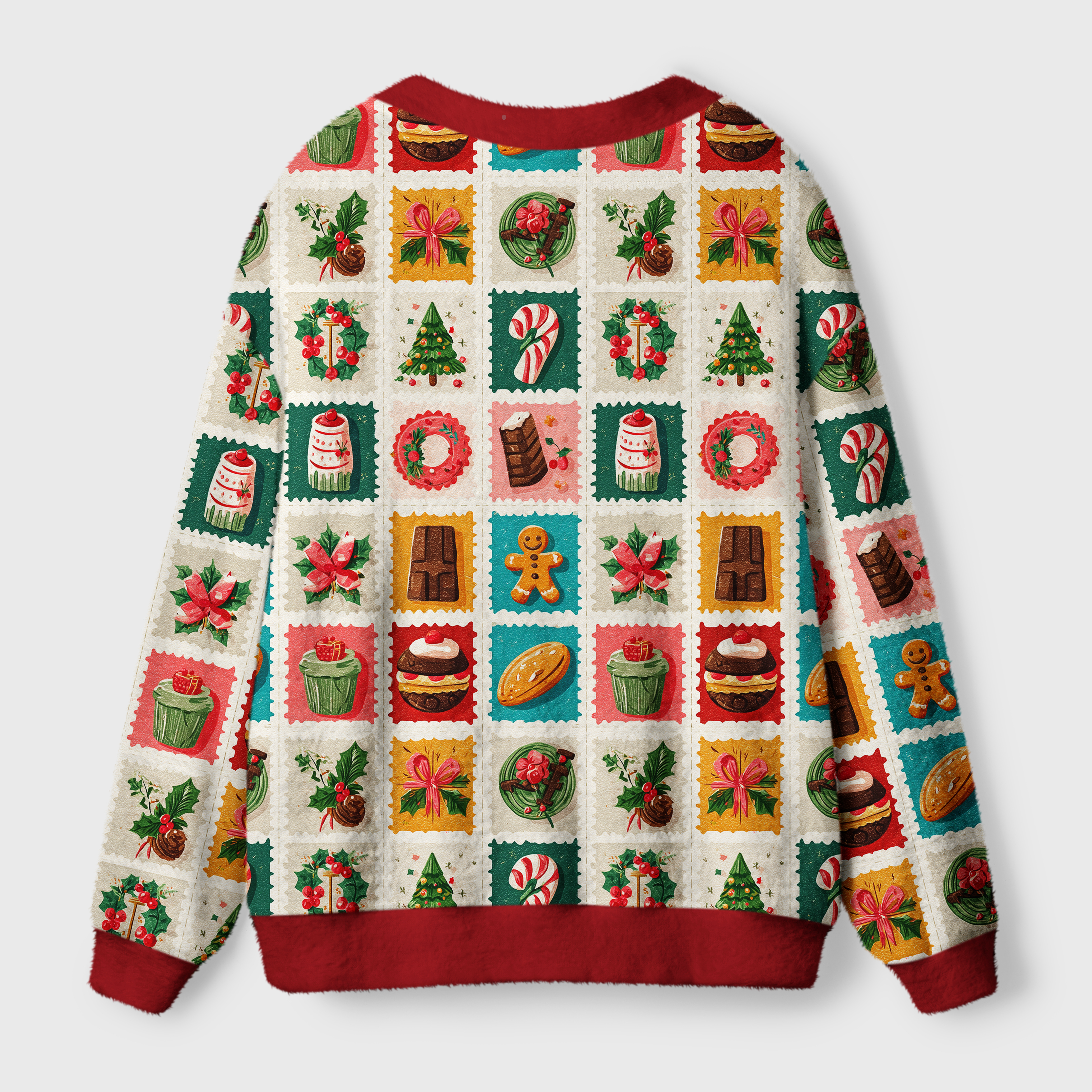 Tokyo-Tiger Gingerbread & Joy Ugly Cardigan Sweater
