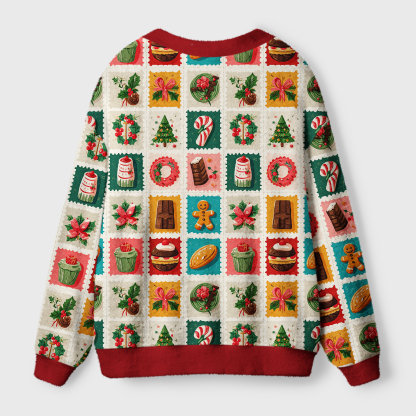 Tokyo-Tiger Gingerbread & Joy Ugly Cardigan Sweater