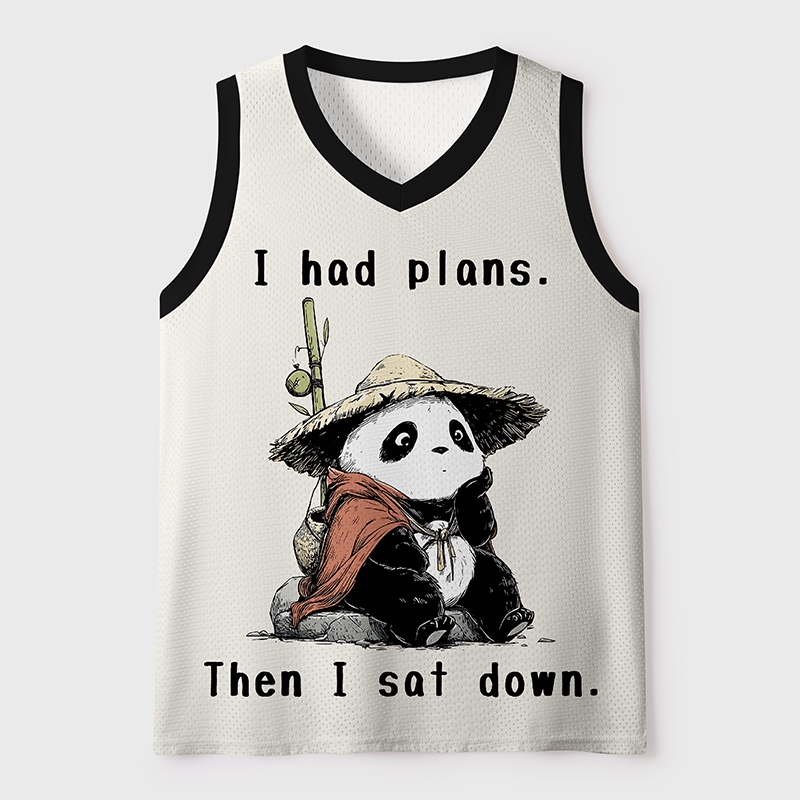 Tokyo-Tiger Maybe Later Panda Mesh Tank Top