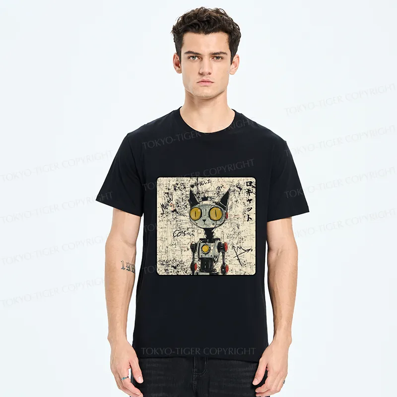 Tokyo-Tiger Robot Cat Classic T-Shirt