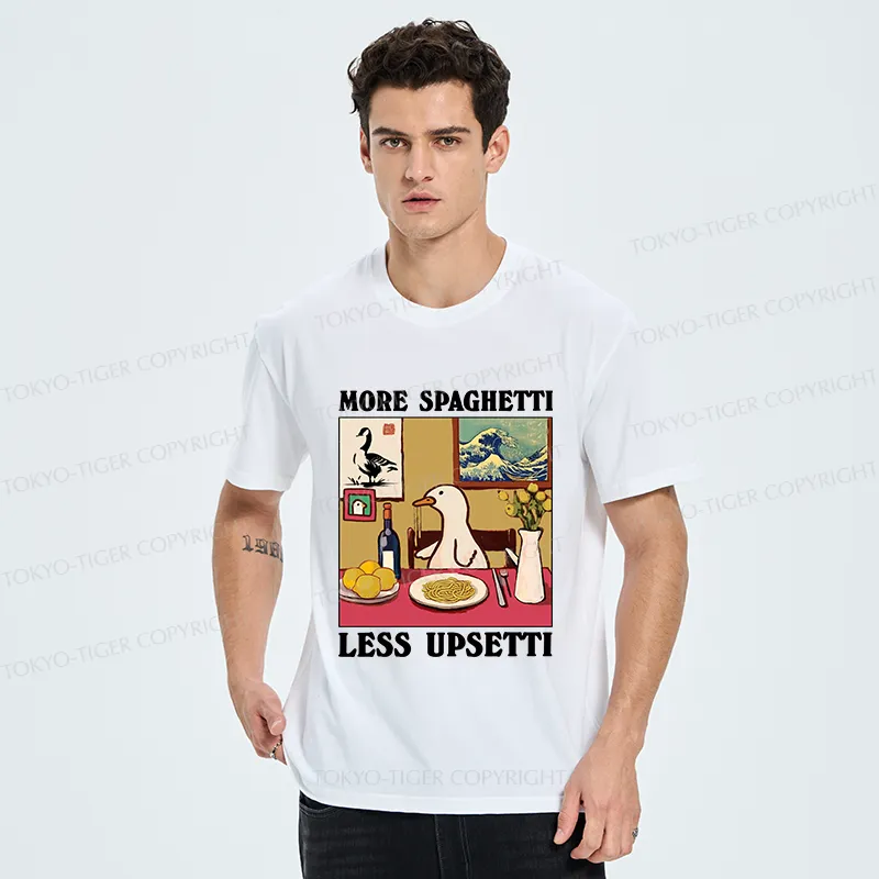 Tokyo-Tiger More Spaghetti Less Upsetti Goose Classic T-Shirt