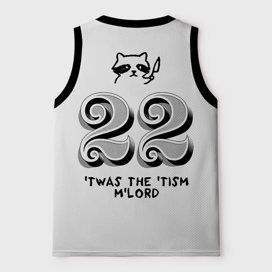 Tokyo-Tiger Autism Meme Samurai Raccoon Ronin Mesh Tank Top
