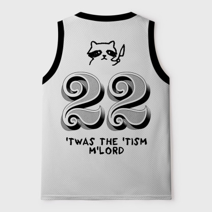 Tokyo-Tiger Autism Meme Samurai Raccoon Ronin Mesh Tank Top