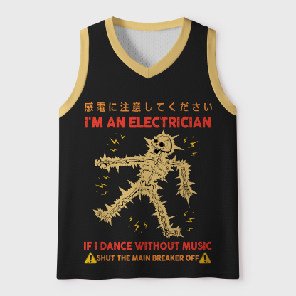 Tokyo-Tiger Dancing Electrician Mesh Tank Top
