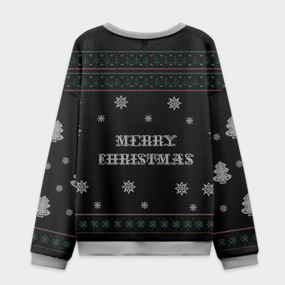 Tokyo-Tiger Overstimulated but Festive Christmas Ugly Sweatshirt