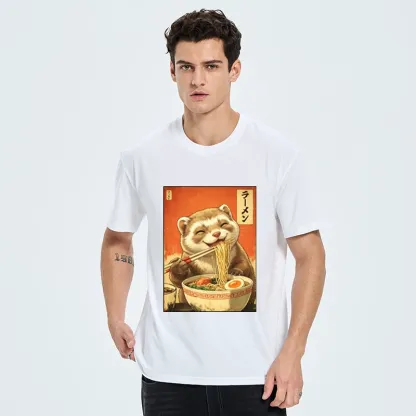 Tokyo-Tiger Otters Eating Delicious Ramen Classic T-Shirt