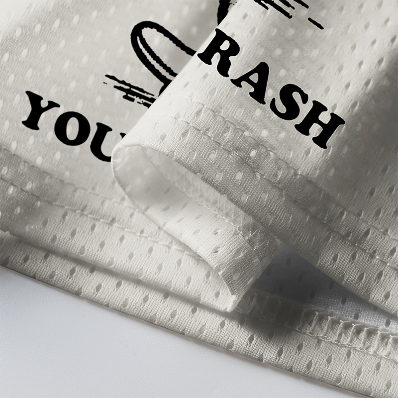 Tokyo-Tiger Funny Trash Crew Mesh Jersey