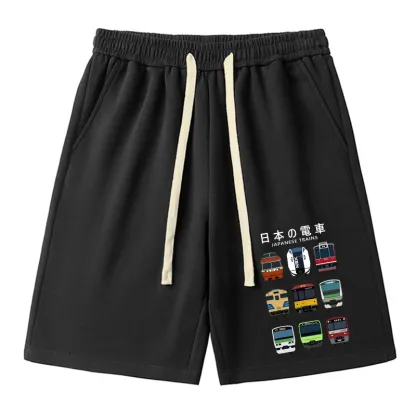 Tokyo-Tiger Japanese Train Collection Unisex Shorts