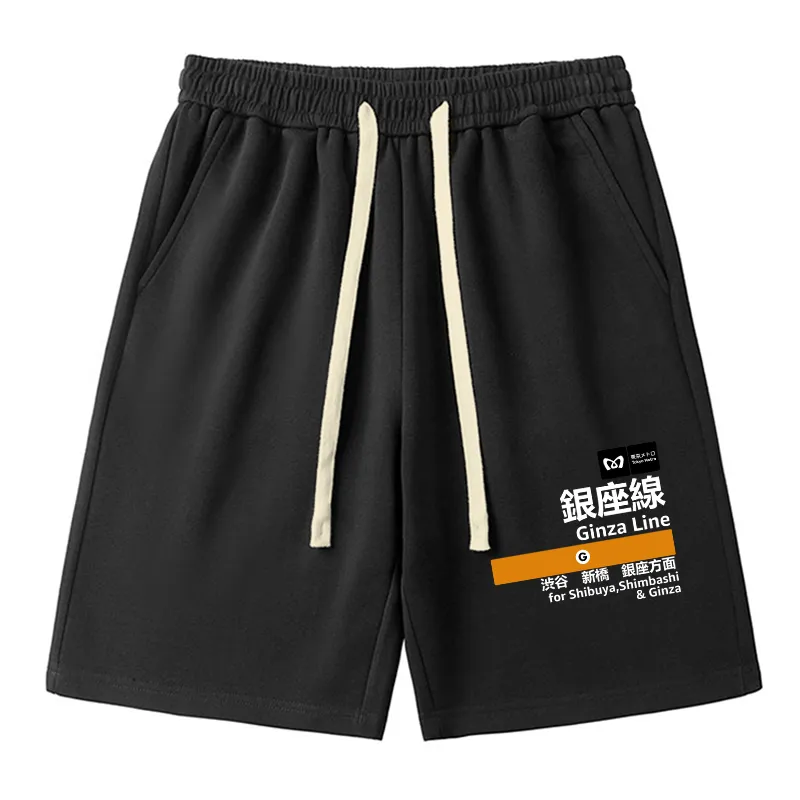 Tokyo-Tiger Ginza Line Japan Unisex Shorts Sale