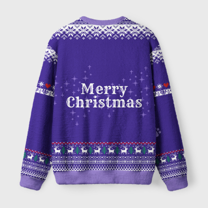 Tokyo-Tiger Sorry, I’m an Indoor Cat Fuzzy Christmas Ugly Sweatshirt