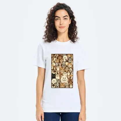 Tokyo-Tiger Many Cat Crew Classic T-Shirt