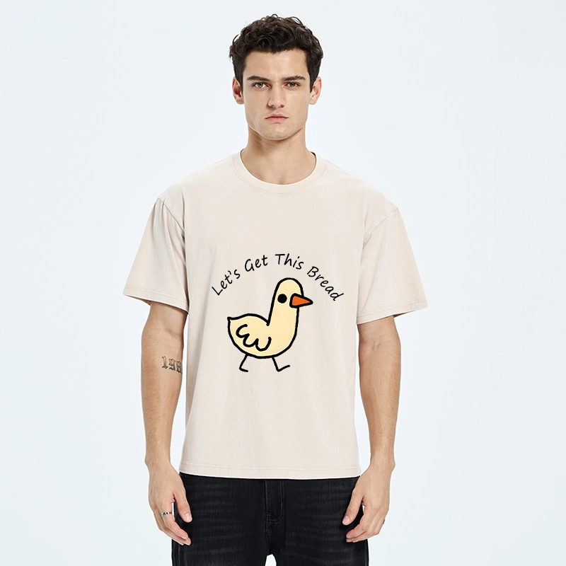 Tokyo-Tiger Earn Money Duck Meme Washed T-Shirt