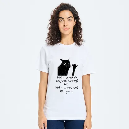 Tokyo-Tiger Black Cat Scratches People Classic T-Shirt