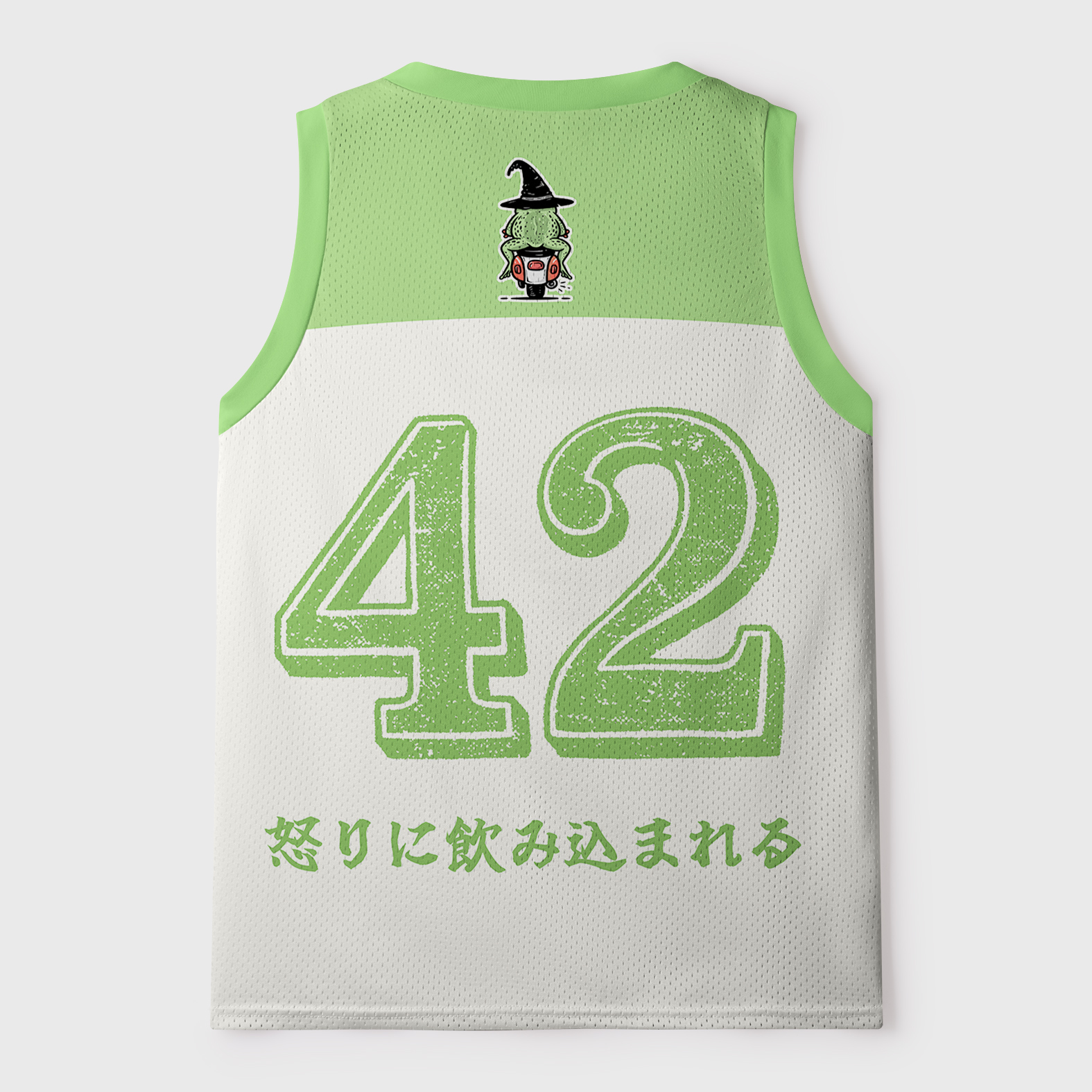 Tokyo-Tiger Angry Wizard Frog Meme Mesh Tank Top