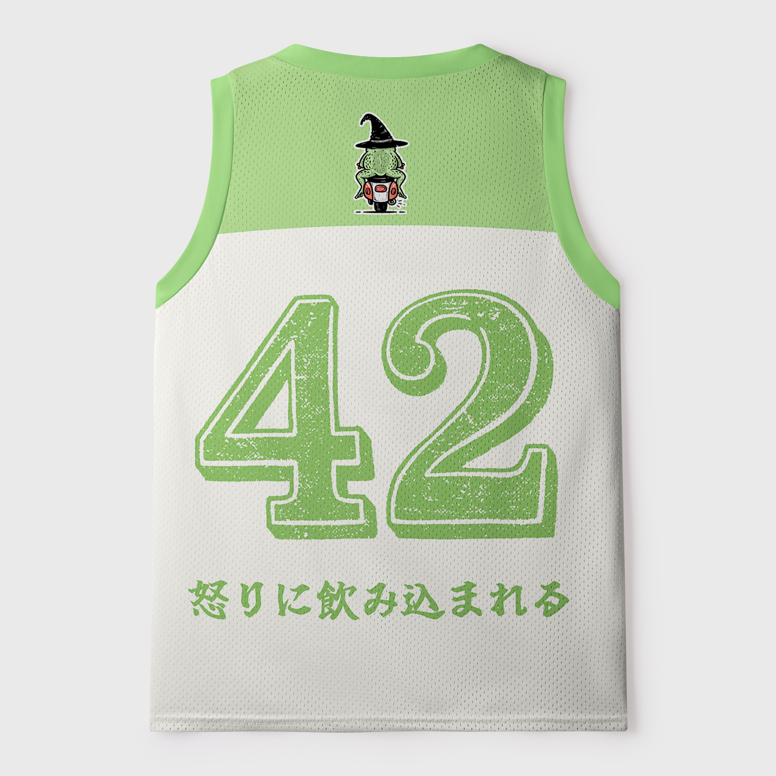 Tokyo-Tiger Angry Wizard Frog Meme Mesh Tank Top