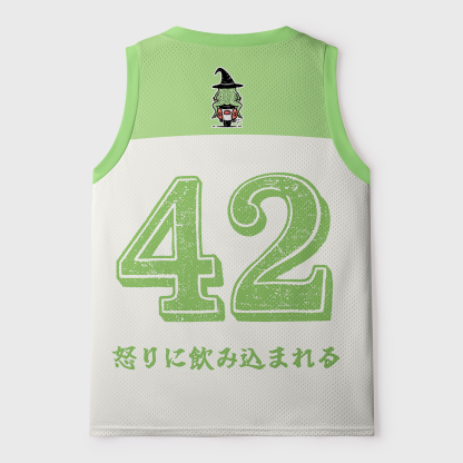 Tokyo-Tiger Angry Wizard Frog Meme Mesh Tank Top