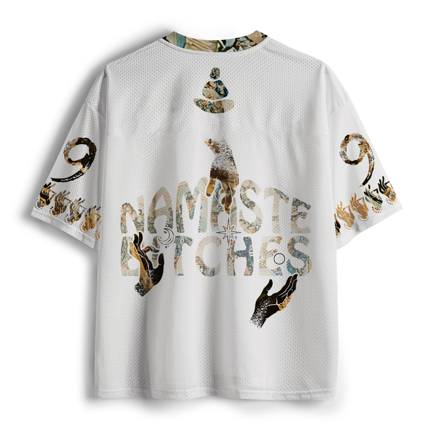 Tokyo-Tiger Funny Zen: Namaste Chaos Mesh Jersey