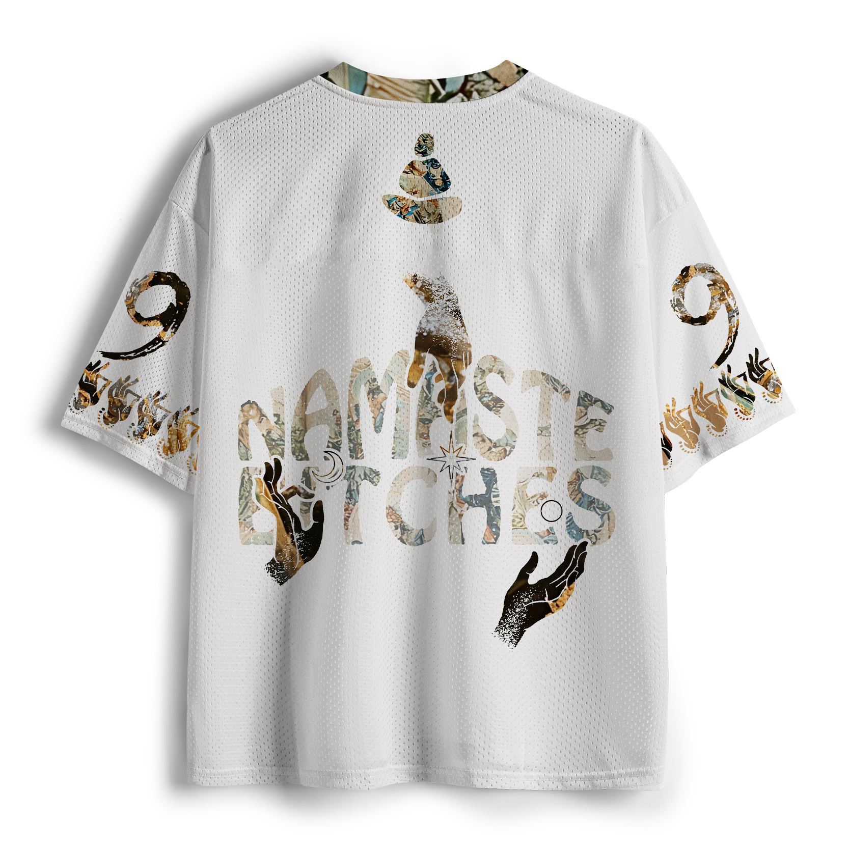 Tokyo-Tiger Funny Zen: Namaste Chaos Mesh Jersey