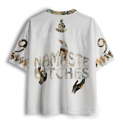 Tokyo-Tiger Funny Zen: Namaste Chaos Mesh Jersey