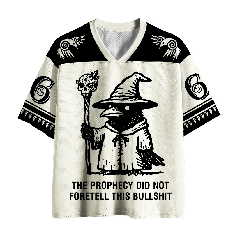 Tokyo-Tiger Funny Crow Prophecy Meme Occult Mesh Jersey
