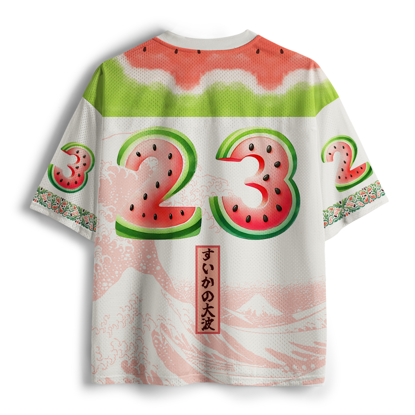 Tokyo-Tiger Watermelon Wave Summer Ukiyo Art Mesh Jersey