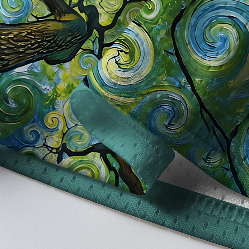 Tokyo-Tiger Swirling Canopy Mesh Jersey