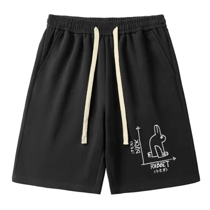 Tokyo-Tiger A Rabbit And A Duck Unisex Shorts