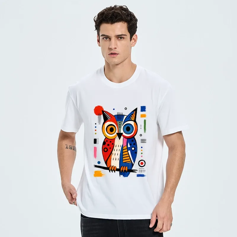 Tokyo-Tiger Abstract Owl Art Classic T-Shirt