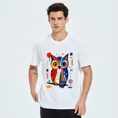 Tokyo-Tiger Abstract Owl Art Classic T-Shirt