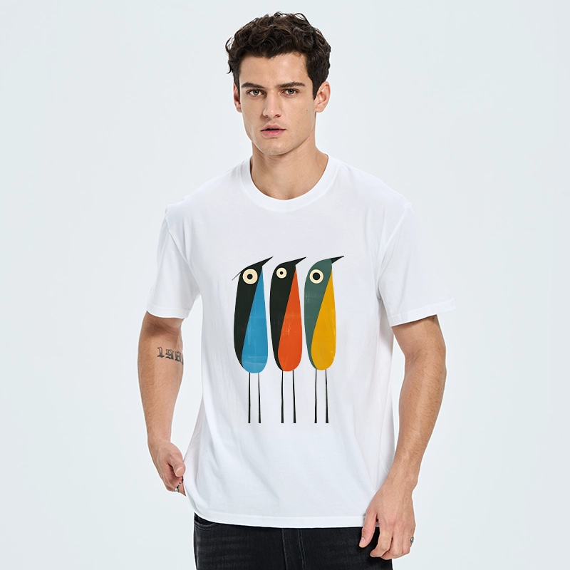 Tokyo-Tiger Bold Shape Birds Classic T-Shirt
