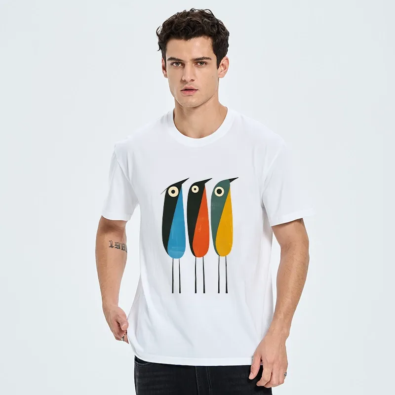 Tokyo-Tiger Bold Shape Birds Classic T-Shirt