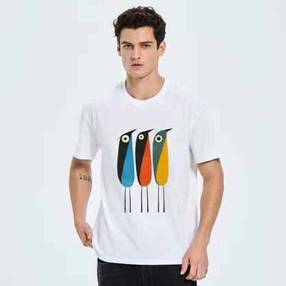 Tokyo-Tiger Bold Shape Birds Classic T-Shirt