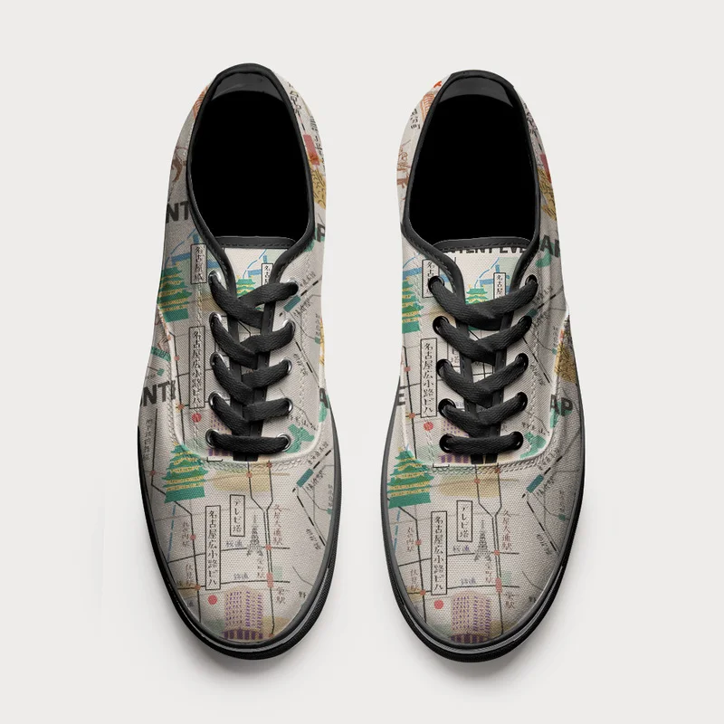 Tokyo-Tiger Tokyo Content Events Map Canvas Shoes