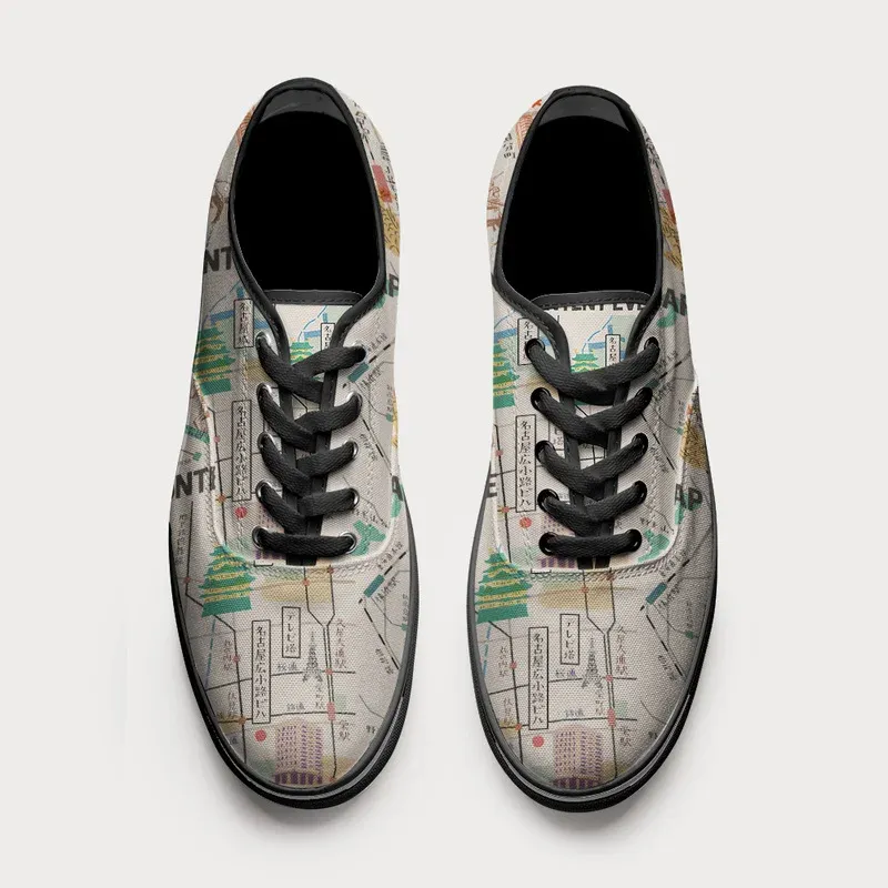 Tokyo-Tiger Tokyo Content Events Map Canvas Shoes
