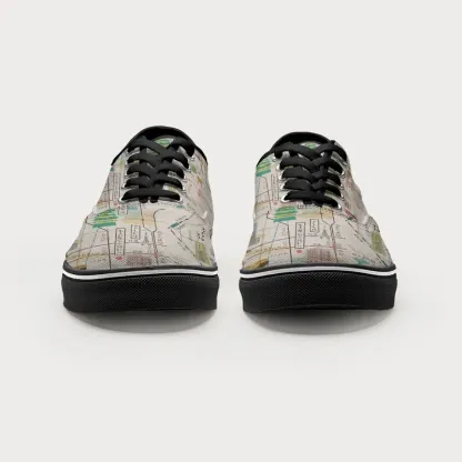 Tokyo-Tiger Tokyo Content Events Map Canvas Shoes