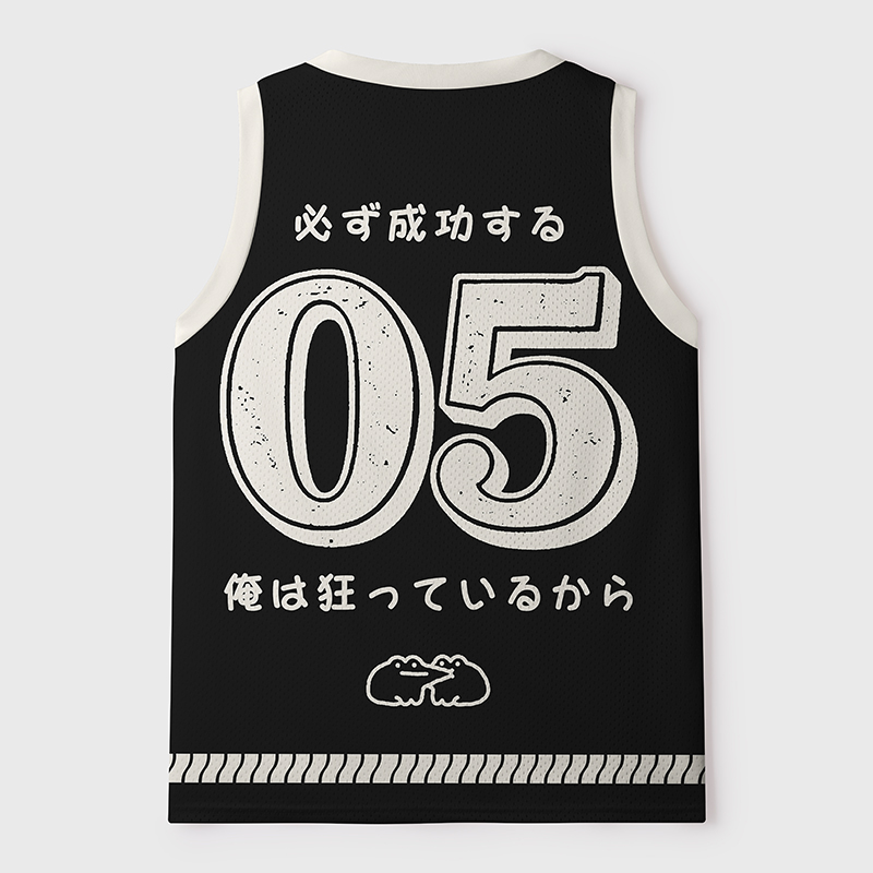 Tokyo-Tiger Warrior Frog Funny Meme Black Mesh Tank Top